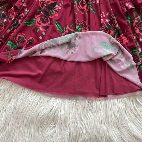 Floral Bell Sleeve Top  - Picture 3 of 7